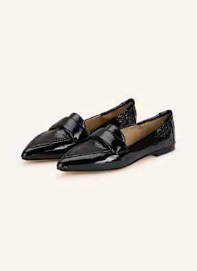 Pomme D'or Lakierowane Loafersy Grace schwarz