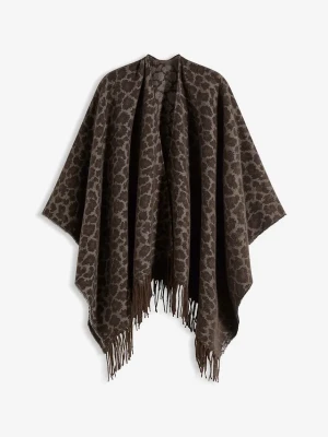 Poncho BonPrix beżowy