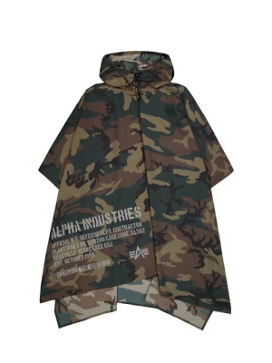 Ponczo Alpha Industries zielony melanż