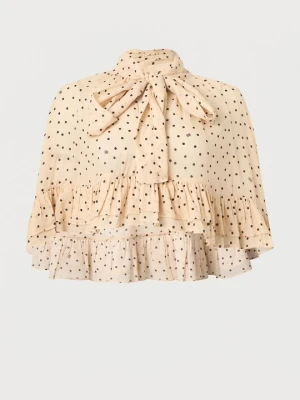 Ponczo By Malene Birger mleczny