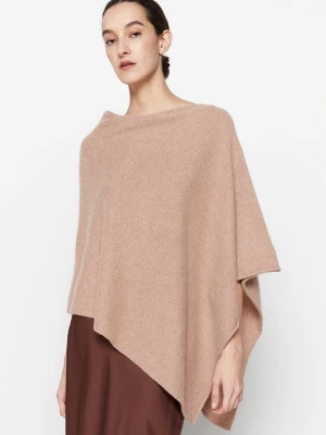 Ponczo Just Cashmere piaskowy