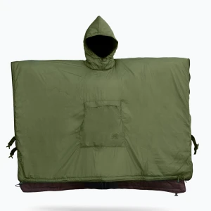 Ponczo OFFLANDER Off_Cacc_05 Waterproof green / brown