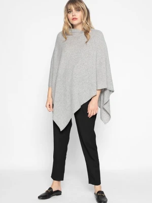 Ponczo Perfect Cashmere szary