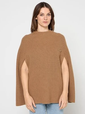 Ponczo TWINSET brązowy