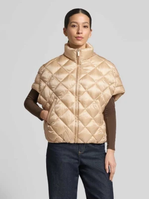 Ponczo z krótkimi rękawami i stójką Stefanel