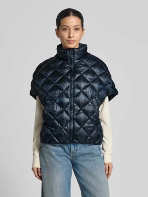 Ponczo z krótkimi rękawami i stójką Stefanel