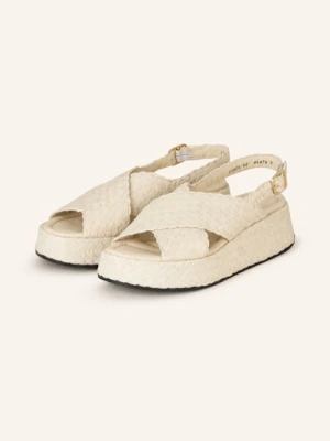 Pons Quintana Sandały Na Platformie Maui weiss