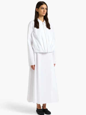 POPELINOWA BIAŁA BOMBERKA LIVIANA CONTI