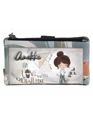 PORTFEL ANEKKE - 42809-907 BEŻ/SZARY