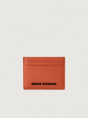 Portfel Armani Exchange pomarańczowy