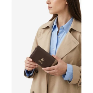 Portfel Beverly Hills Polo Club CWBEO-BHPC-W1-006-SS26 Brązowy ciemny