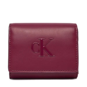 Portfel Calvin Klein Bold Ck Medium Bifold LV04F1047G Bordowy