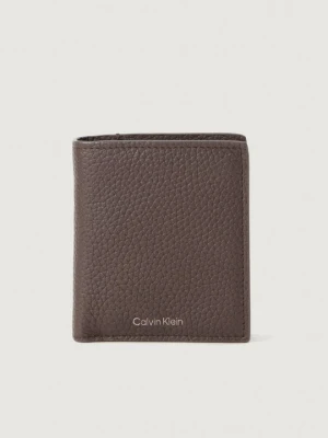 Portfel Calvin Klein ciemnobrązowy