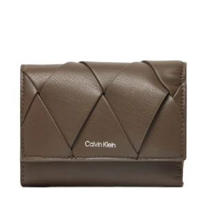 Portfel Calvin Klein Ck Woven Small Trifold K60K612953 Khaki
