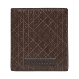 Portfel Calvin Klein Coated Ns Slim Billfold LV04D1084G Brązowy