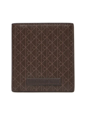 Portfel Calvin Klein Coated Ns Slim Billfold LV04D1084G Brązowy