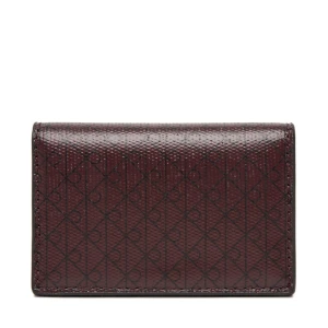 Portfel Calvin Klein Emblem Aop Accordion Cardcase LV04F1083G Bordowy