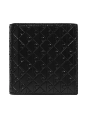 Portfel Calvin Klein Embossed Emblem Trifold LV04D1145G Czarny