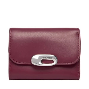 Portfel Calvin Klein Hardware Trifold With Zip Pocket LV04F1116G Różowy