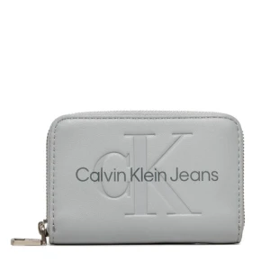 Portfel Calvin Klein Jeans Sculpted Med Zip Around Mono K60K612255 Szary