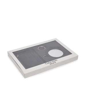 Portfel Calvin Klein Jeans Sculpted Wallet Round Mirror K60K611562 Czarny