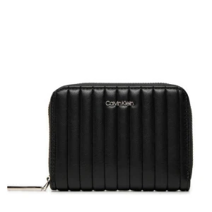 Portfel Calvin Klein Mini Line Quilt Md Zip Around K60K613064 Czarny