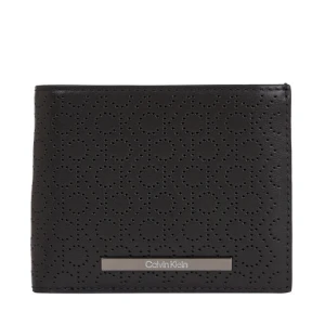 Portfel Calvin Klein Modern Bar Bifold 5Cc W/Coin K50K511835 Czarny