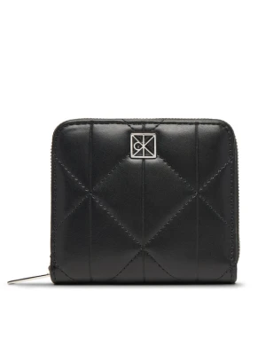 Portfel Calvin Klein Quilted Square Zip Around LV04F1121G Czarny