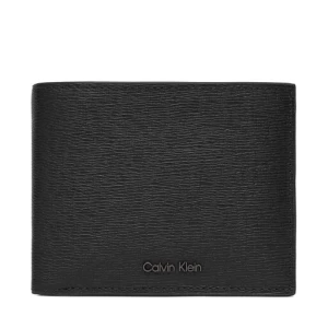 Portfel Calvin Klein Saffiano Billfold W Card + Coin LV04D1074G Czarny