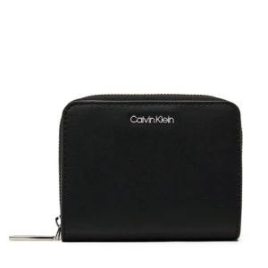 Portfel damski Calvin Klein Ck Must Md Zip Around W/Flap LV04F1029G Czarny