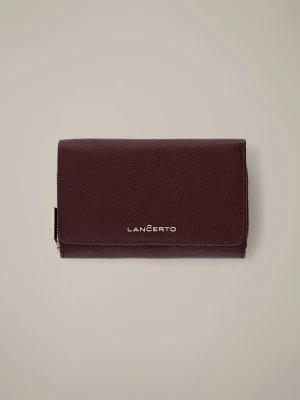 Portfel Damski Skórzany Burgundowy z RFID Lancerto
