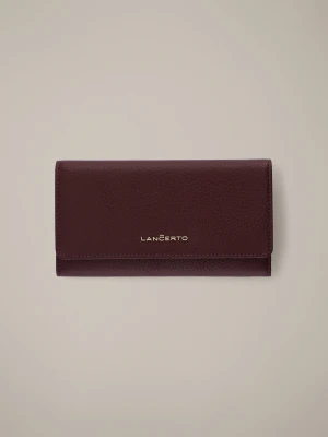 Portfel Damski Skórzany Burgundowy z RFID Lancerto