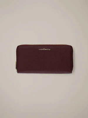 Portfel Damski Skórzany Burgundowy z RFID Lancerto