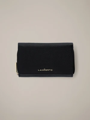 Portfel Damski Skórzany Czarny z RFID Lancerto