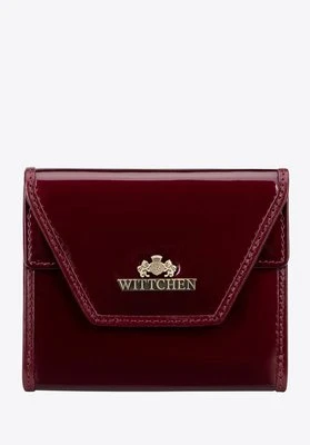 Portfel damski ze skóry lakierowanej bordowy Wittchen
