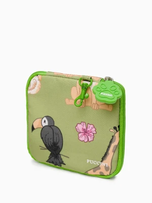 Portfel dla dzieci zielony safari Puccini