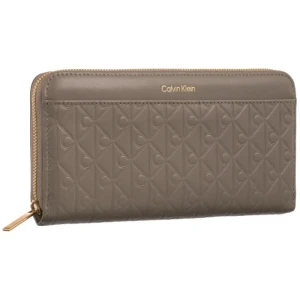 Zdjęcie produktu Portfel Emblem Aop Embossed Long Wallet LV04F1097G VFU (CK722-a) Calvin Klein