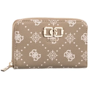 Zdjęcie produktu Portfel Emelie Logo Slg Med Zip Around SWGP99 28140 Biscotti Logo (GU869-b) Guess