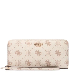 Portfel Guess Carrie Logo Slg SWGP98 98146 Écru