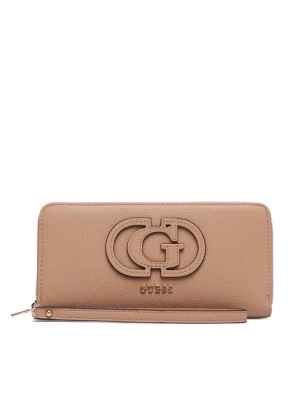 Portfel Guess Isola Slg SWBG99 05146 Beżowy ciemny