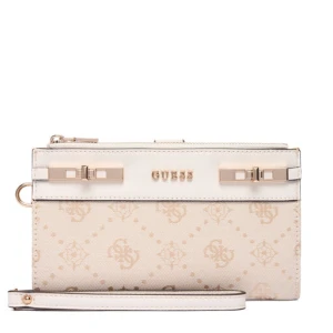 Portfel Guess Melinda Logo Slg SWJP99 02157 Écru