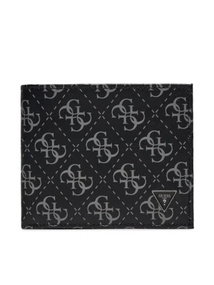 Portfel Guess Vezzola Leather Slg SMVELE LEA20 Czarny