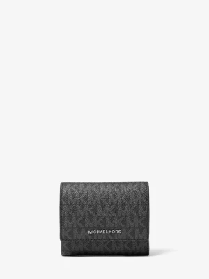 Portfel Hudson z charakterystycznym logo Michael Kors CZARNY (Czarny)