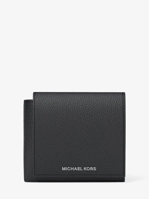 Portfel Hudson ze skóry groszkowej Michael Kors Mens