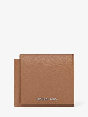 Portfel Hudson ze skóry groszkowej Michael Kors Mens