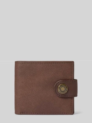 Portfel i etui na karty ze skóry naturalnej w zestawie Barbour