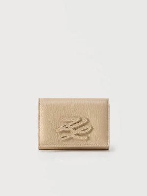 Portfel KARL LAGERFELD beżowy