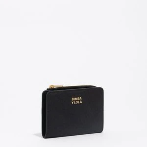Portfel kompaktowy nylon czarny BIMBA Y LOLA