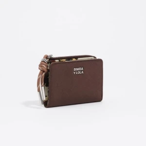 Portfel kompaktowy nylon mokka BIMBA Y LOLA MOKA