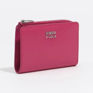 Portfel kompaktowy skóra fuksja BIMBA Y LOLA FUCHSIA